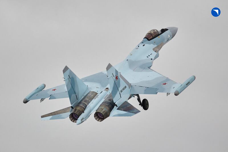 A Sukhoi Su-35 fighter jet. Reports suggest Russia is to send 24 of the aircraft to Iran. AFP