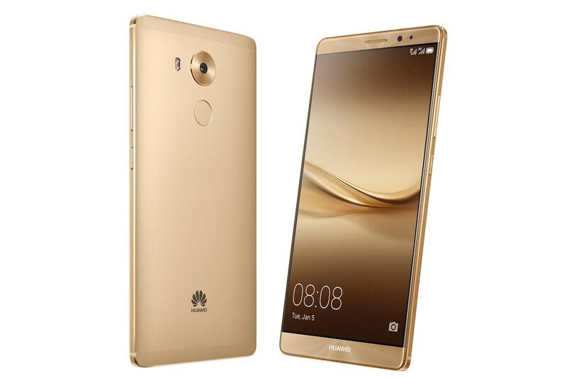 The new Huawei Mate 8 was launched in January here in the UAE. Courtesy Huawei