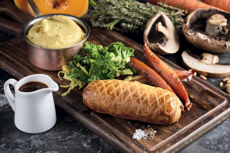 <p>Vegetarian Wellington at Bread Street Kitchen &amp; Bar, Atlantis the Palm: a healthier&nbsp;take on Gordon Ramsay&#39;s famous beef Wellington&nbsp;</p>
