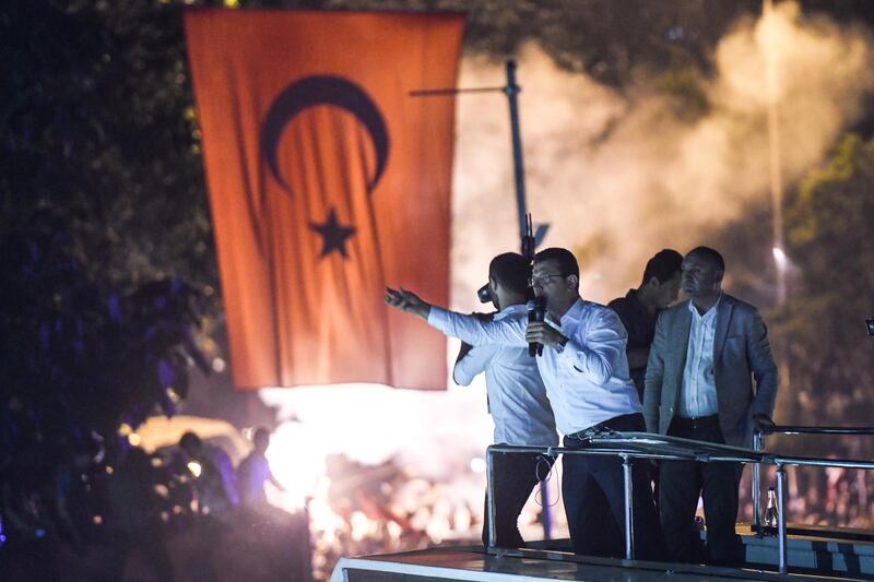 Ekrem Imamoglu was re-elected in a re-run after election authorities sent voters back to the polls, invalidating the result of the mayoral election held in March. Burak Kara / Getty Images