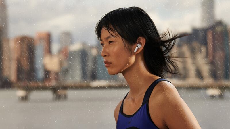Apple's new AirPods is water and sweat-resistant. EPA