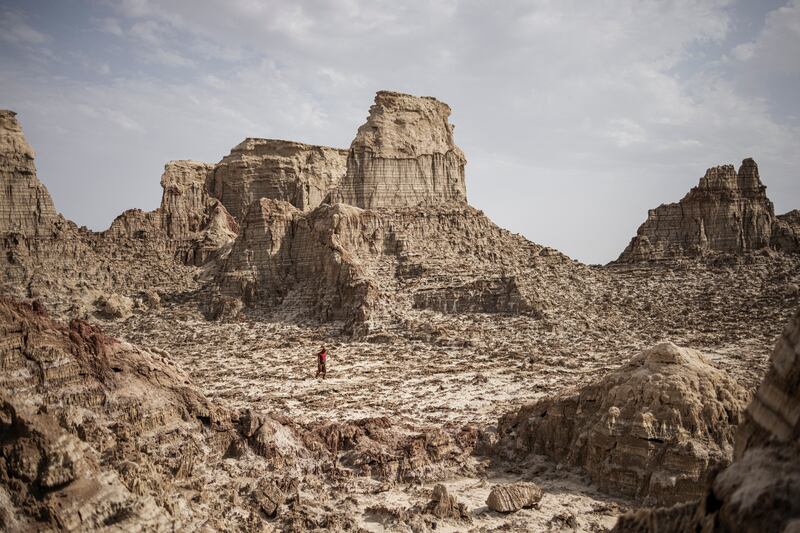 In the heart of the Horn of Africa, the Danakil Depression is one of the hottest, most inhospitable place on Earth
