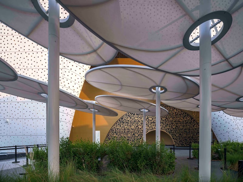 The exterior of the Kazakhstan pavilion. Photo: Expo 2020