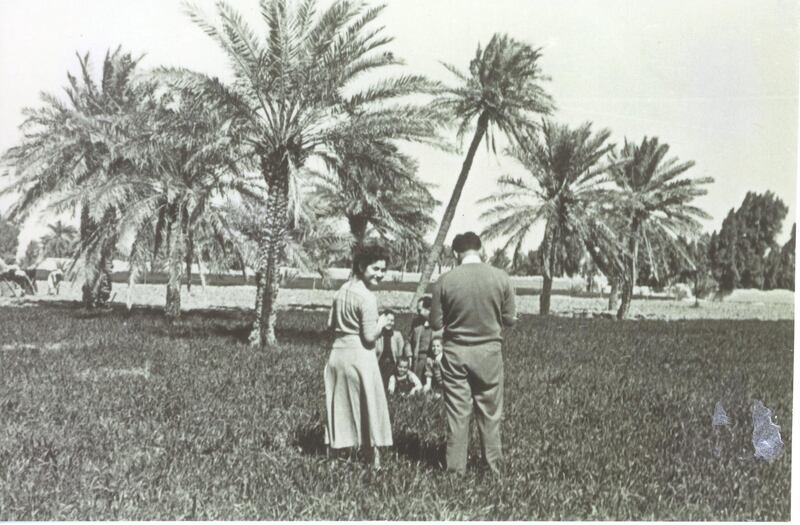 The growing Al Qattan family in Kuwait in the late 1950s, before moving to Lebanon for the sake of the children's education. Courtesy Omar Al Qattan
