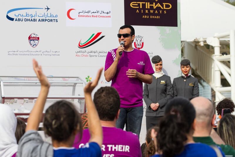 Abu Dhabi, United Arab Emirates. February 1st, 2014///

Egyptian singer Ehab Tawfik. Etihad Airways Color their lives, a charity event to raise funds to support the kids in the Children's Cancer Hospital Foundation 57357 in Egypt. Abu Dhabi, United Arab Emirates. 
Mona Al-Marzooqi/ The National 

Reporter: Ayesha Al Khoori 
Section: National

