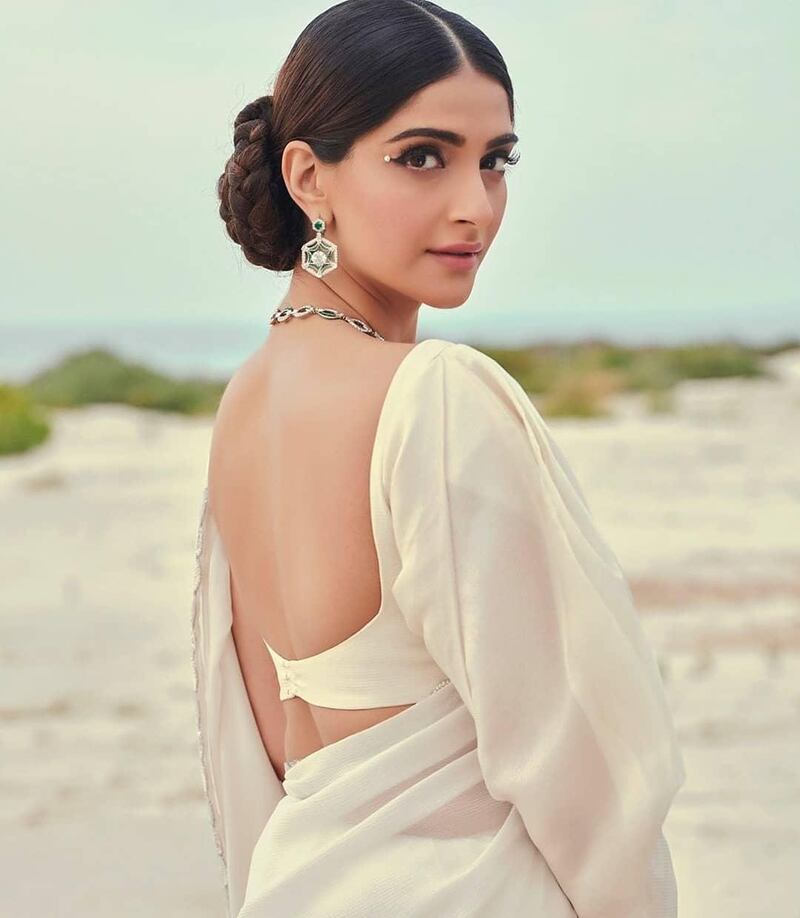 Sonam Kapoor has been in Abu Dhabi to launch Bulgari's Jannah high jewellery collection. Instagram / Sonam Kapoor