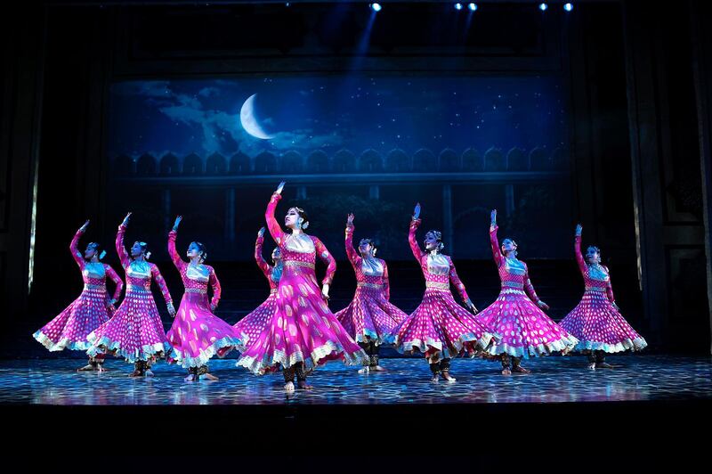Kathak dancers perform as part of Mughal e Azam the Musical. Courtesy Feroz Abbas Khan 
