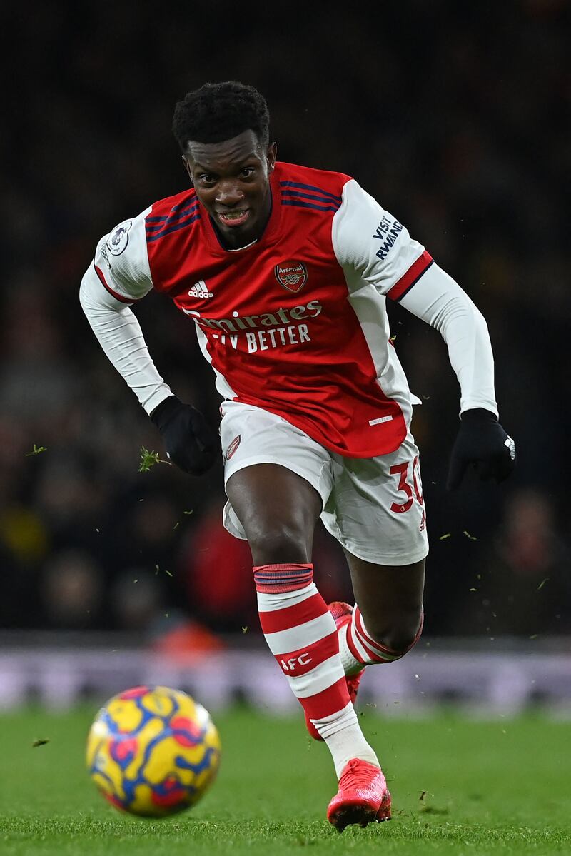 Eddie Nketiah - (On for Lacazette 80’) N/A. Hit post with low shot. AFP