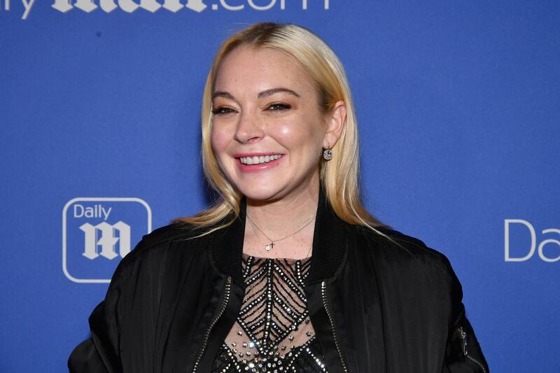 NEW YORK, NY - DECEMBER 06:  Lindsay Lohan attends DailyMail.com & DailyMailTV Holiday Party with Flo Rida on December 6, 2017 at The Magic Hour in New York City.  (Photo by Slaven Vlasic/Getty Images for Daily Mail)