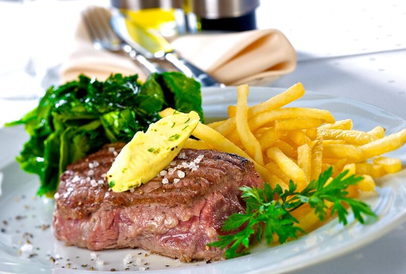 Paris: steak frites. Getty Images