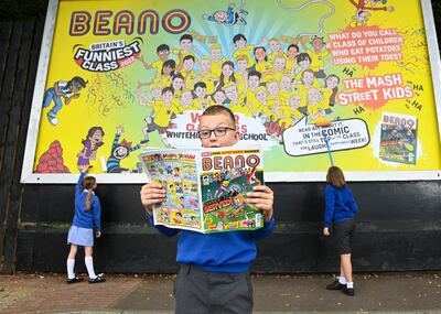 Signed Beano comics are among the items being sent from the government to the Australian and New Zealand trade ministers. PA