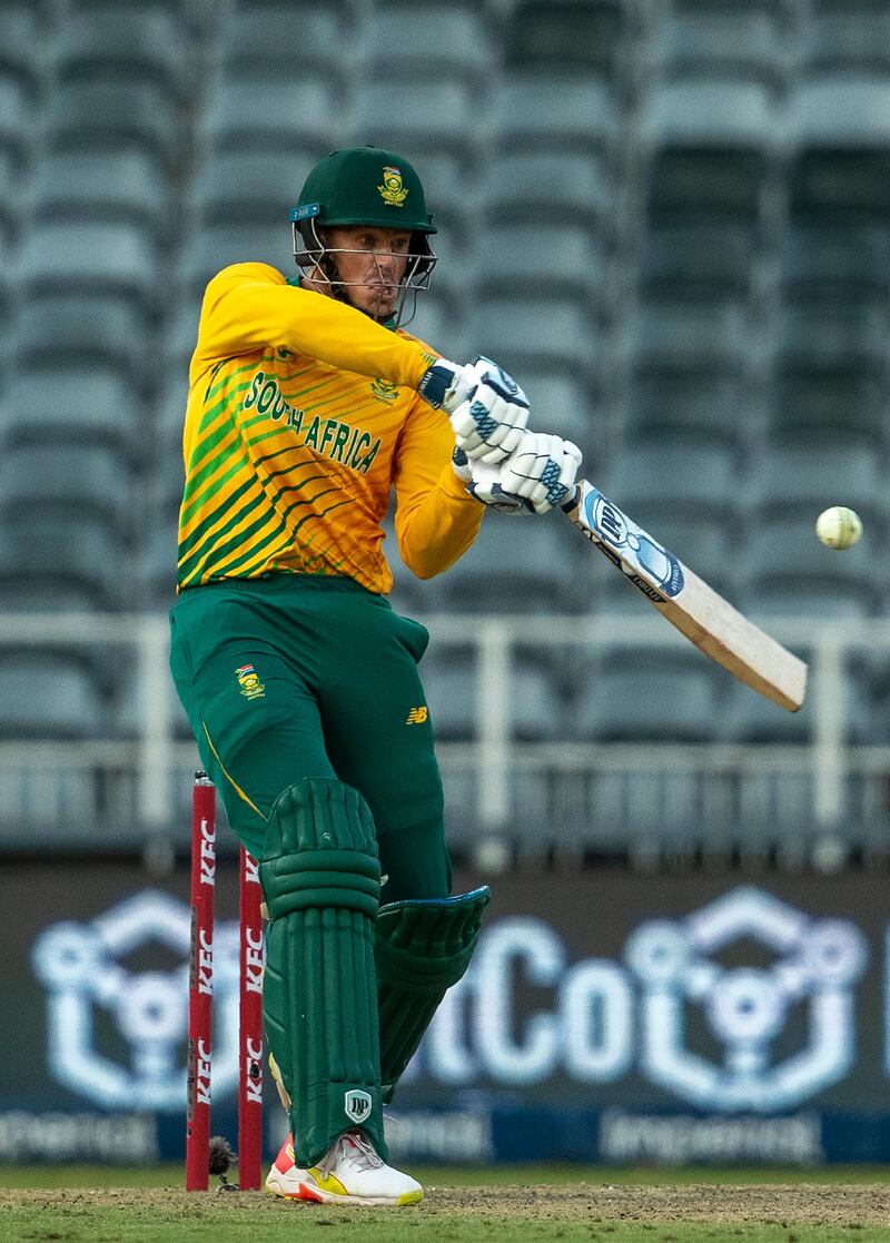 South Africa's George Linde performed with the bat and ball in the second T20 against Pakistan. AP