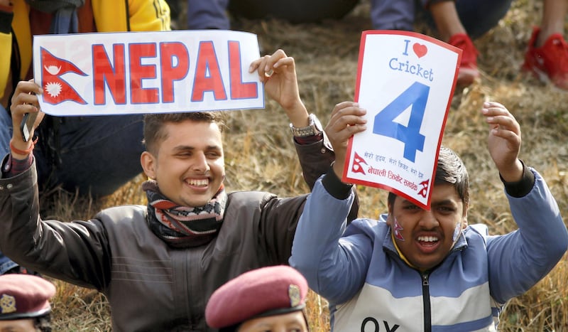 Spectators during CWC L2 match between Nepal and Oman in TU Stadiu on 5th Feb 2020 in Kathmandu, Nepal (12)