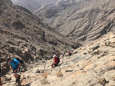 Hajar Mountain Adventures will put adventure seekers through their paces in Jebel Jais. Photo: Raktda