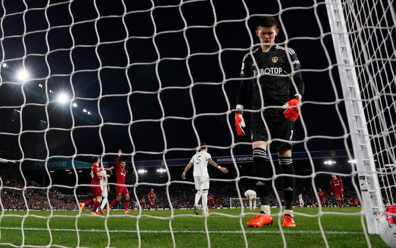 LEEDS UNITED PLAYER RATINGS: Illan Meslier – 2. A forgettable night for Meslier who picked the ball out of the net on six occasions, though much was down to a shocking defensive display. Reuters