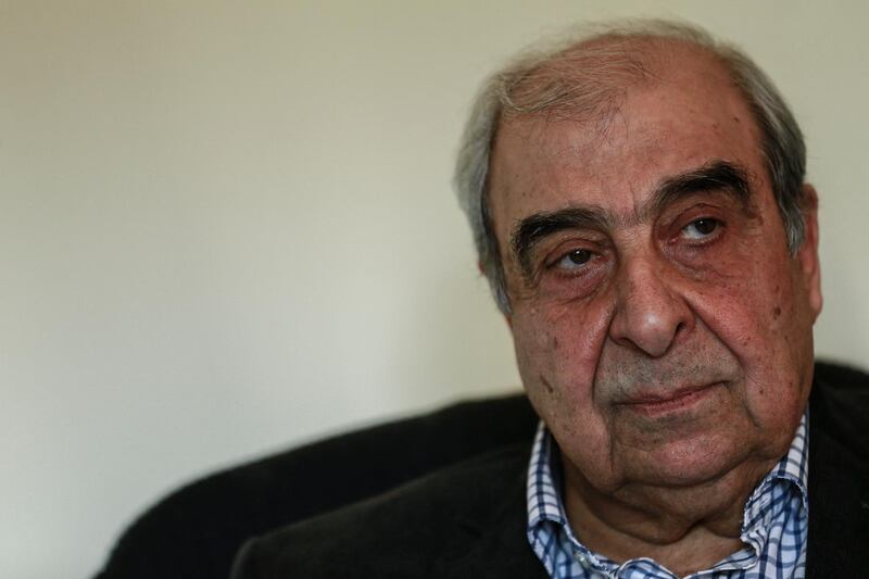 In this photo taken on February 27, 2019, Syrian writer and human rights activist Michel Kilo poses during a photo session at his home, in Paris. Prominent exiled opposition figure Michel Kilo died of Covid-19 on April 19, 2021, in Paris after a lifetime of peaceful struggle against Baath party rule in Syria, colleagues said. Kilo, who turned 80 last year, was a key player in efforts to form a credible non-violent alternative to President Bashar al-Assad's regime during the early stages of the conflict that erupted a decade ago.


 / AFP / Abdulmonam EASSA
