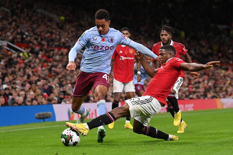 Tyrell Malacia – 6. Brought former United player Ashley Young down after 11 minutes and ran beyond Rashford to cross towards Dalot on 23. More touches – 96 – than any player on the pitch. Getty Images