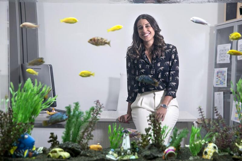 Tala Salloum made her first angel investment in April and plans to make more in the coming years. Silvia Razgova / The National