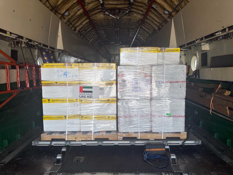 A UAE plane carrying three tonnes of medical aid arrived at Benghazi's airport in Libya on Friday. Wam