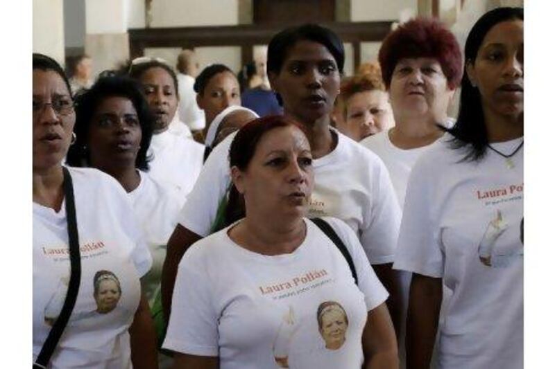 Cuba's dissident Ladies in White symbolise protests movements worldwide, a reader notes. Franklin Reyes / AP