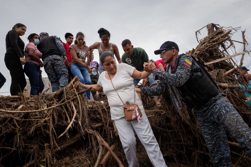 Venezuelan President Nicolas Maduro designated the area a disaster zone and declared three days of mourning. EPA