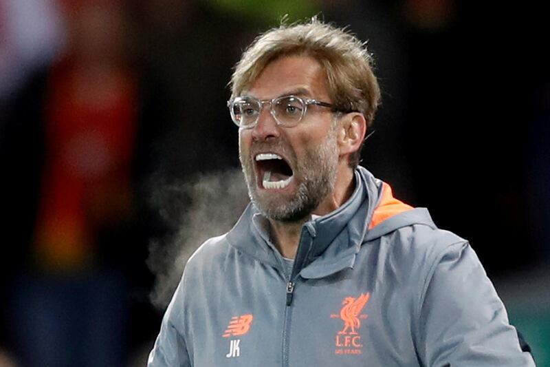 FILE PHOTO: Soccer Football - Champions League Semi Final First Leg - Liverpool vs AS Roma - Anfield, Liverpool, Britain - April 24, 2018   Liverpool manager Juergen Klopp      Action Images via Reuters/Carl Recine/File Photo