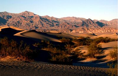 San dunesi in Death Valley National Park. Courtesy Wikimedia Commons / Brocken Inaglory