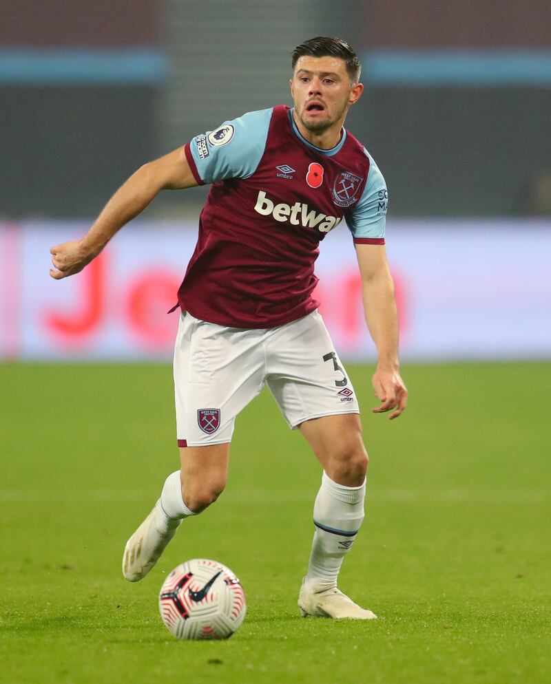 PREMIER LEAGUE MOST ASSISTS 2020/21: =4) Aaron Cresswell (West Ham United) 3 assists from 8 games. Getty