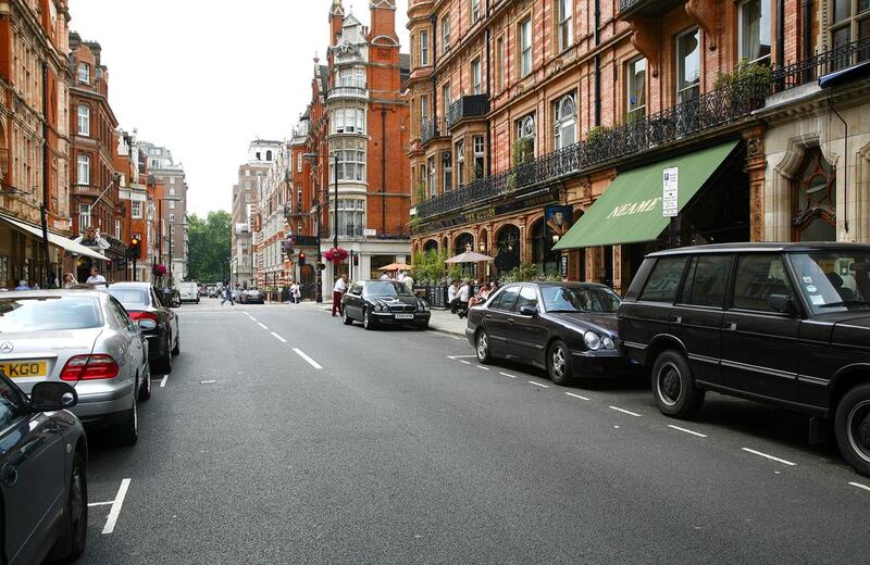 A view of Mount Street in Mayfair. This week, the Qatari ruling family bought one of Mayfair’s finest family homes for more than £40m. Ricky Leaver / Loop Images / Corbis