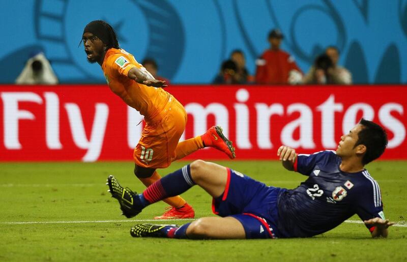 Gervinho celebrates. Youri Kochetkov / EPA