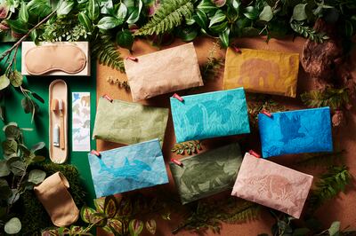 Emirates launched amenity kits as part of a partnership with United for Wildlife. Photo: Emirates