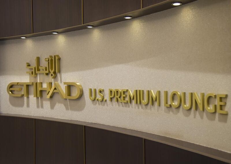 In 2015, the US pre-clearance facility at Abu Dhabi International Airport launches for operate for all US-bound Etihad flights. The airline has a separate mini-lounge for business-class passengers inside the US pre-clearance area. Courtesy Etihad