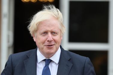 Boris Johnson said Israel's agreement to suspend plans to annexe Palestinian lands was 'a welcome step on the road to a more peaceful Middle East. Getty Images