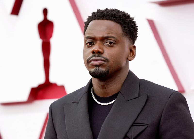 Daniel Kaluuya arrives to the Oscars red carpet for the 93rd Academy Awards in Los Angeles, California, US, April 25, 2021. Reuters