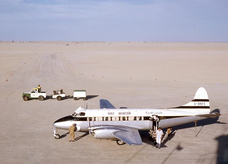 Heron at DXB 1960s