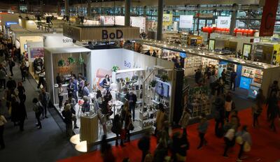 The Frankfurt Book Fair, now in its 75th year, is the world's largest book fair. EPA