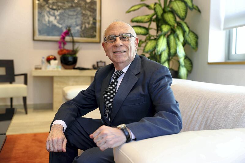 ABU DHABI , UNITED ARAB EMIRATES , MARCH 20  – 2017 :- Al Bloom , Vice Chancellor of NYUAD in his office at the New York University campus in Abu Dhabi. ( Pawan Singh / The National ) For News. Story by Roberta