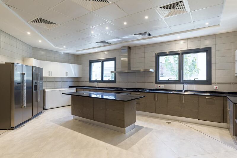 The furnished kitchens come with Bosch appliances. Courtesy LuxuryProperty.com
