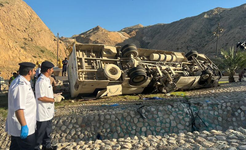 The bus was heading to a holiday resort in Oman, where there is a long weekend due to a public holiday