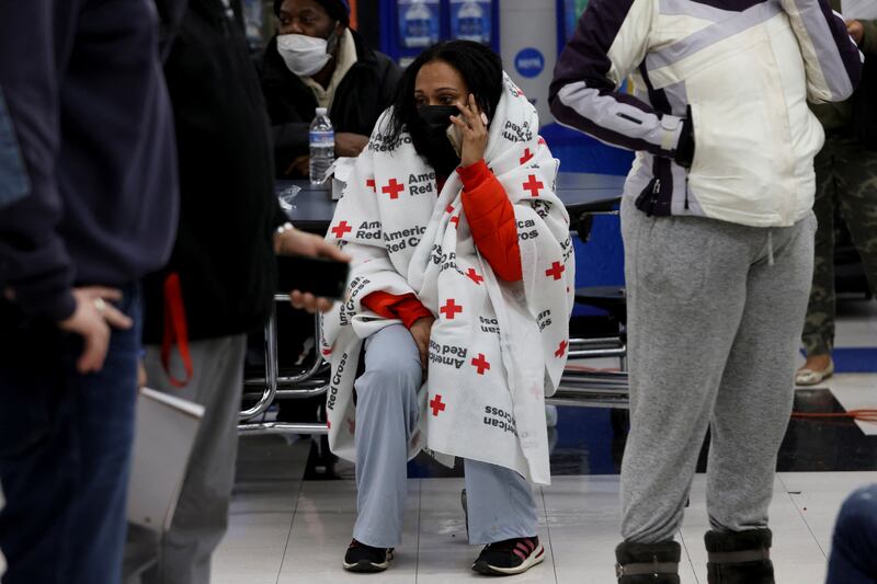 A phone call from a Red Cross emergency centre following the fire. Reuters
