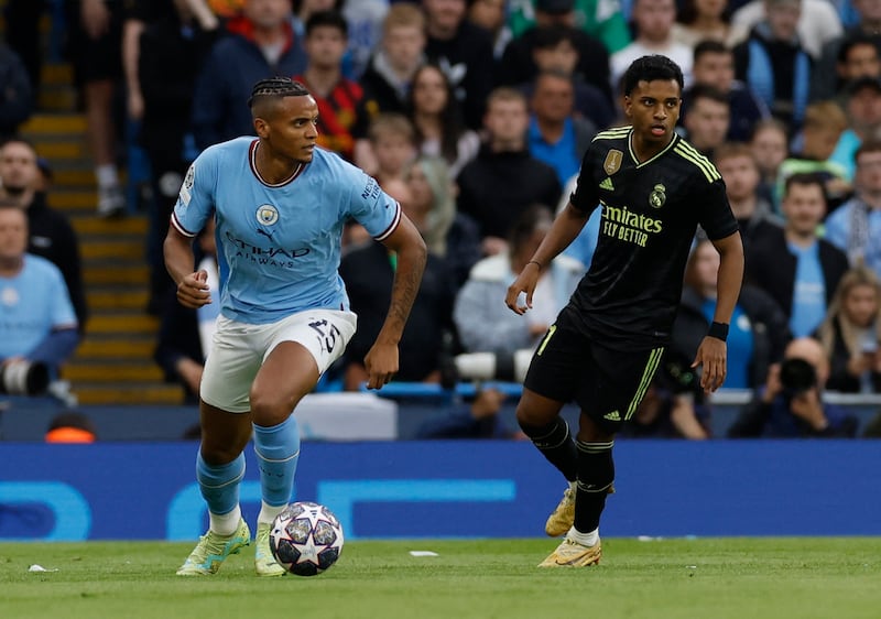 Manuel Akanji - 8. His header back across the face of goal was almost turned in by Haaland in the 22nd minute. Almost made it three for City with a shot that Alaba blocked on the stroke of half-time. Had a hand in the third as his glancing header got deflected into the net by Militao. Reuters