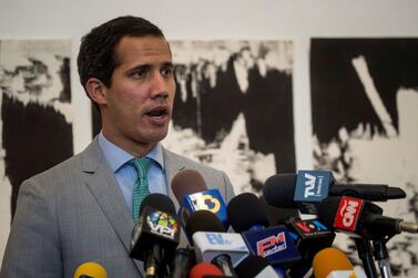 The head of the Venezuelan Parliament, Juan Guaido. EPA
