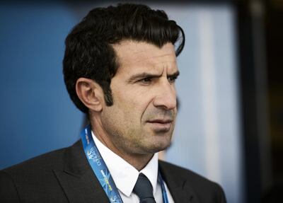 Luis Figo failed to get out of the group stage in 2002. Mohammed Al Shaikh / AFP