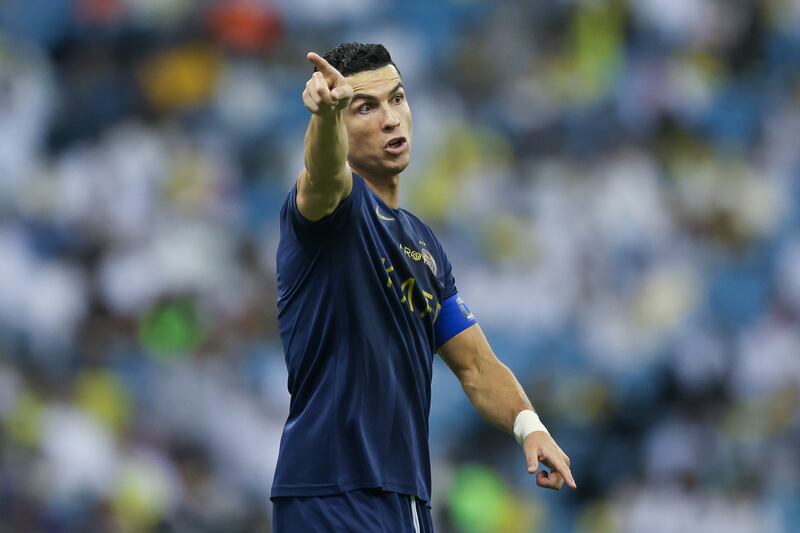 Cristiano Ronaldo praised Al Nassr for their hard-fought win in the King's Cup against Al Ettifaq. Getty