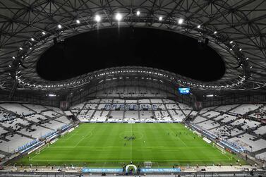 A general view of the Stade Velodrome, home of French Ligue 1 club Marseille. AFP
