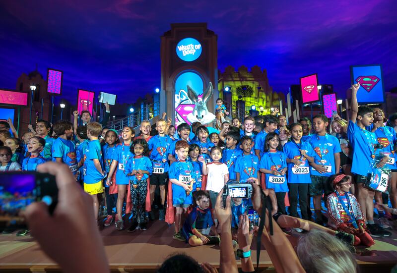 More than 900 superhero fans of all ages descended on Warner Bros World Abu Dhabi for the first Superman Run 