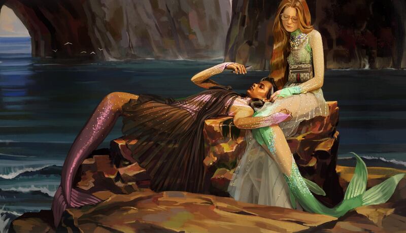 <p>Mermaids on iPhones by&nbsp;Ignasi Monreal for Gucci SS18</p>
