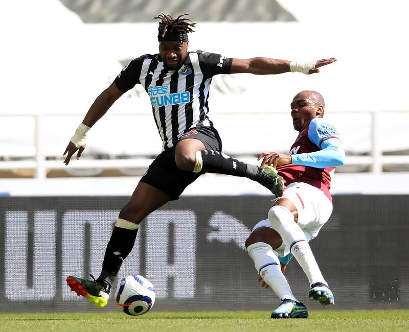 Angelo Ogbonna - 6: Back in defence after missing eight games through injury and won vital early header to deny Newcastle chance from early corner. Like teammates, couldn’t handle Saint-Maximin’s pace and trickery in first half. Getty