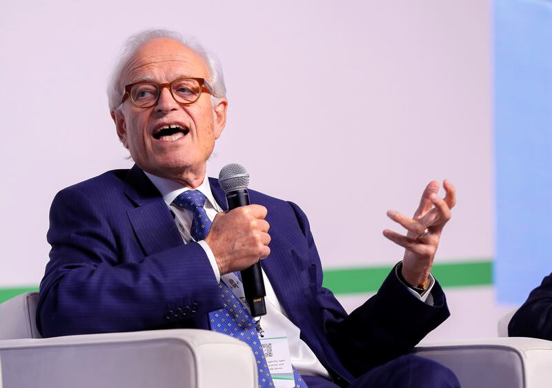 Abu Dhabi, U.A.E., November 15, 2018.  
DIPLOCON AUH 2018 day 2.-- Martin S. Indyk, Distinguished Fellow and Director of Executive Education, Council on Foreign Relations during the conference.
Victor Besa / The National
Section:  NA
Reporter: