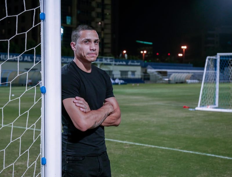 Wanderley, shown in Dubai in July before Al Nasr began a training camp in Europe. Victor Besa for The National